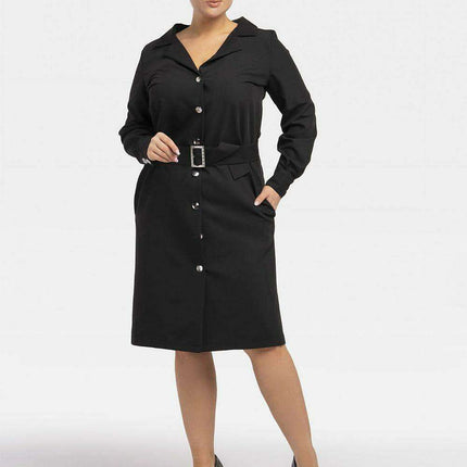 Chic Plus Size Professional Dress - Karko