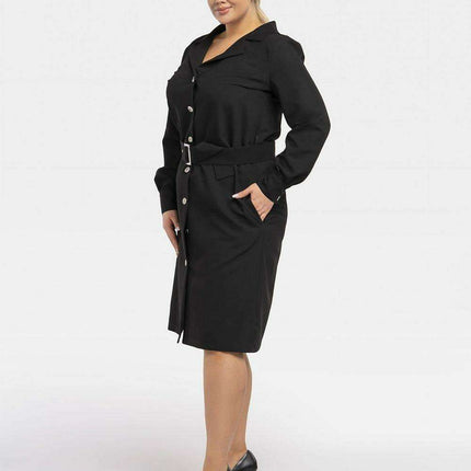 Chic Plus Size Professional Dress - Karko - Très Elite