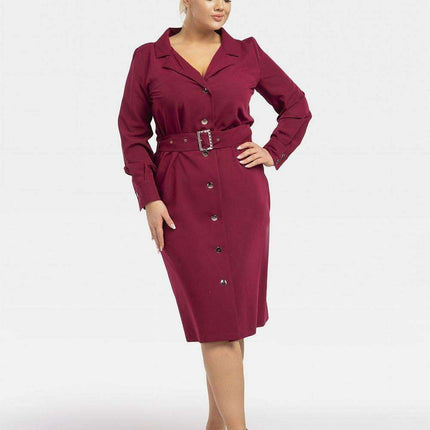 Chic Plus Size Professional Dress - Karko
