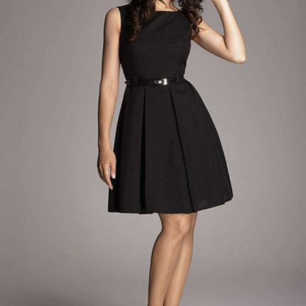 Chic Polyester Lined Baby Doll Cocktail Dress - Sizes S to XL