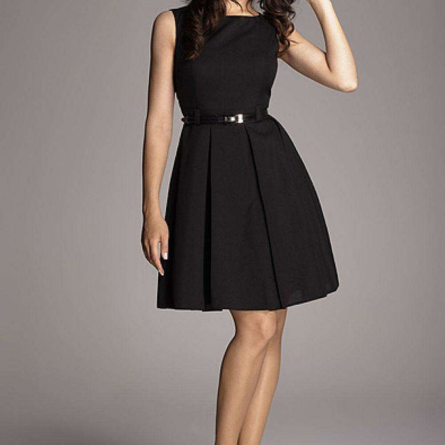 Chic Polyester Lined Baby Doll Cocktail Dress - Sizes S to XL