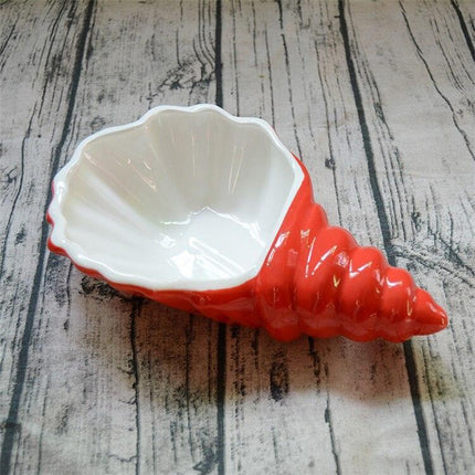 Chic Porcelain Conch Plate Set - A Must-Have for Elegant Dining - Très Elite
