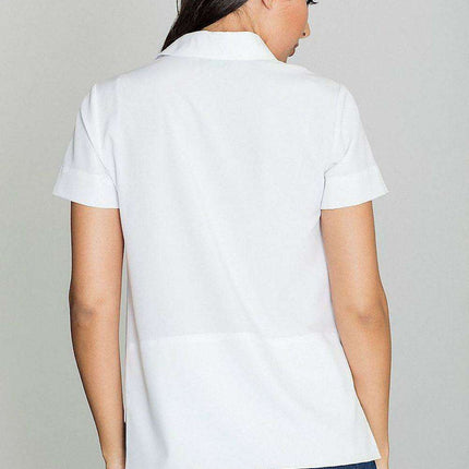 Chic Professional Collared Blouse for Effortless Elegance - Très Elite
