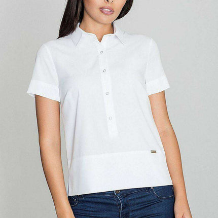 Chic Professional Collared Blouse for Effortless Elegance - Très Elite