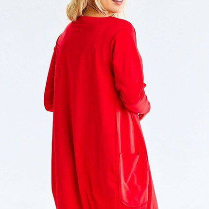 Chic Relaxed Midi Dress with Convenient Pockets - Très Elite