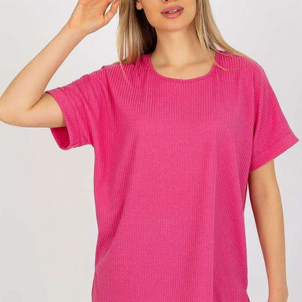 Chic Relaxed Ribbed Cotton Blouse - Très Elite