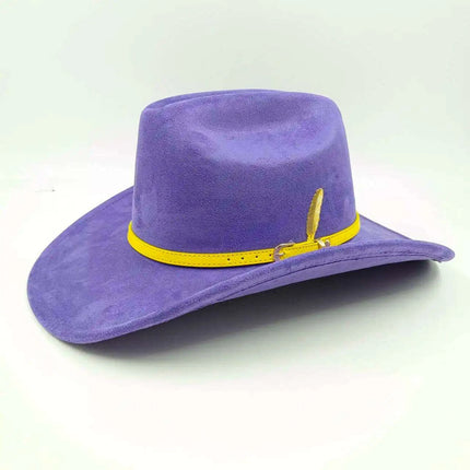 Chic Retro Cowboy Hat - Elegant White Jazz Style for All Occasions - Très Elite