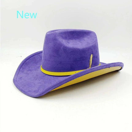 Chic Retro Cowboy Hat - Elegant White Jazz Style for All Occasions - Très Elite