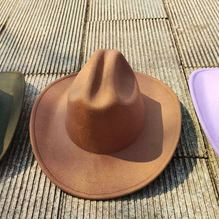 Chic Retro Cowboy Hat - Elegant White Jazz Style for All Occasions - Très Elite