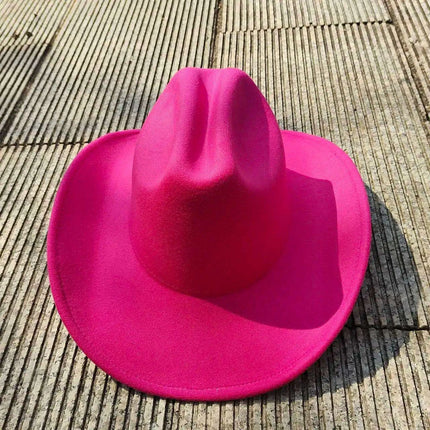 Chic Retro Cowboy Hat - Elegant White Jazz Style for All Occasions - Très Elite