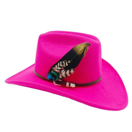 Chic Retro Cowboy Hat - Elegant White Jazz Style for All Occasions - Très Elite