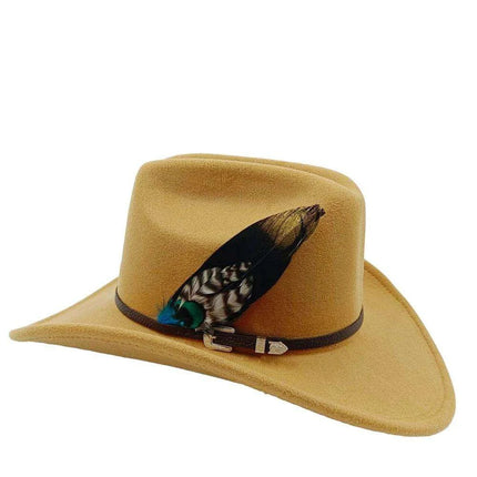 Chic Retro Cowboy Hat - Elegant White Jazz Style for All Occasions - Très Elite