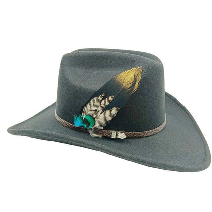 Chic Retro Cowboy Hat - Elegant White Jazz Style for All Occasions - Très Elite