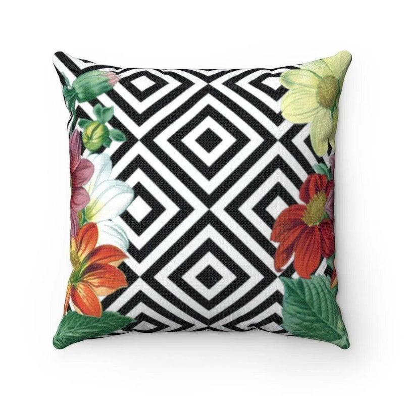 Chic Reversible Floral Cushion Cover - Très Elite