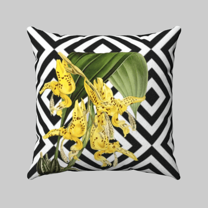 Chic Reversible Orchid Decorative Pillowcase Set for Stylish Home Décor