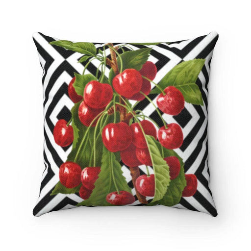 Chic Reversible Pillowcase with Abstract Fruits and Floral Design - Elevate Your Home Decor - Très Elite