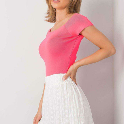 Chic Ribbed Acrylic Blouse: Calben Edition - Très Elite