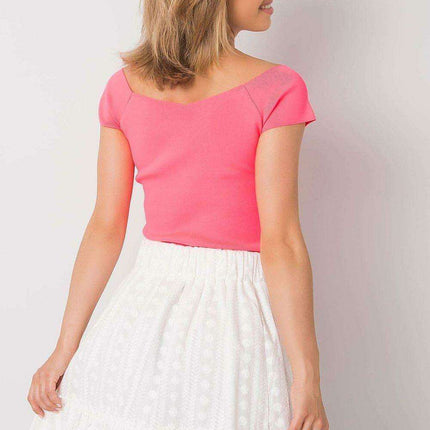 Chic Ribbed Acrylic Blouse: Calben Edition - Très Elite