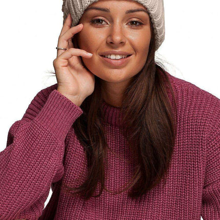 Chic Ribbed Knit Beanie for Winter Comfort - Très Elite