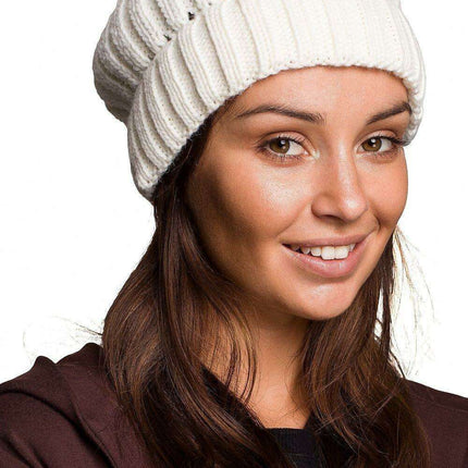 Chic Ribbed Knit Beanie for Winter Comfort