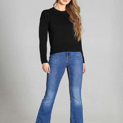 Chic Ribbed Knit Jumper - Your Must-Have for Fall Fashion - Très Elite