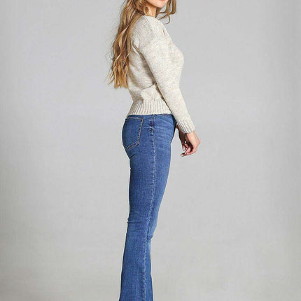 Chic Ribbed Knit Jumper - Your Must-Have for Fall Fashion - Très Elite