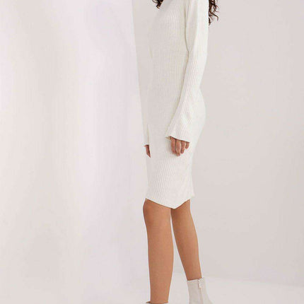 Chic Ribbed Knit Midi Daydress - Très Elite