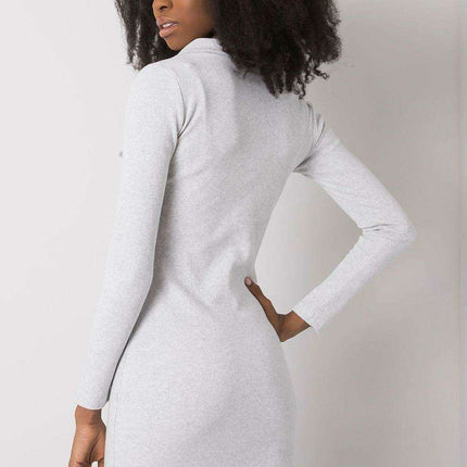 Chic Ribbed Pencil Dress With Heart Neckline Parisian Style - Très Elite