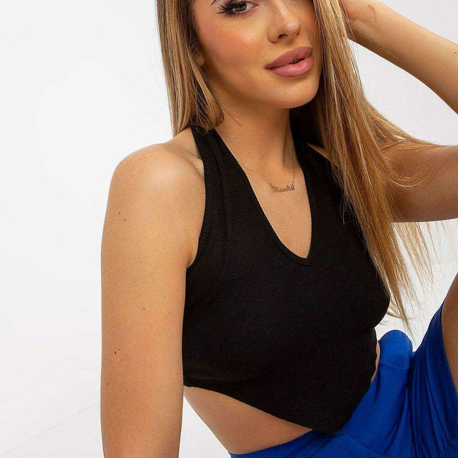 Chic Ribbed Summer Top By Rue Paris For Women Casual Wear