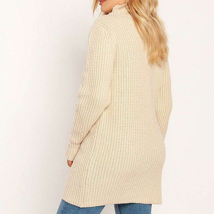 Chic Ribbed Turtleneck Knitwear - Très Elite
