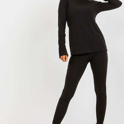 Chic Ribbed Turtleneck Long Sleeve Blouse for Women - Très Elite