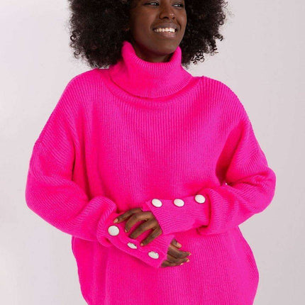 Chic Ribbed Turtleneck Pullover - Très Elite