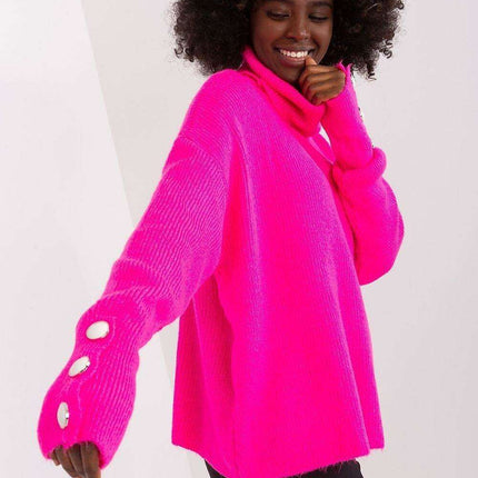 Chic Ribbed Turtleneck Pullover - Très Elite