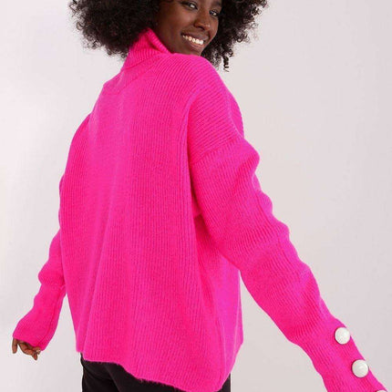 Chic Ribbed Turtleneck Pullover - Très Elite