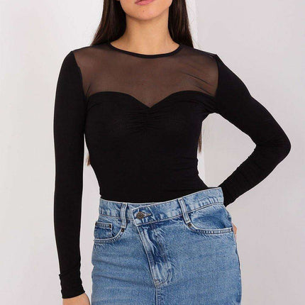 Chic Ribbed Viscose Blend Top