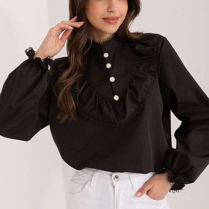 Chic Ruffled Cotton Top - Très Elite