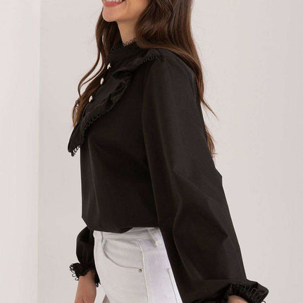 Chic Ruffled Cotton Top - Très Elite