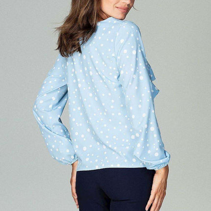 Chic Ruffled Elegance Blouse - Très Elite