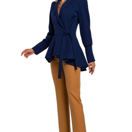 Chic Ruffled Tailcoat Blazer - Très Elite