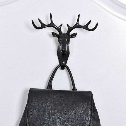 Chic Rustic Deer Head Wall Hook for Stylish Home Organization