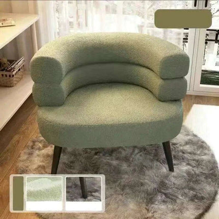 Chic Scandinavian Lounge Chair - Perfect for Makeup, Study, and Relaxation for Young Women and Students - Très Elite