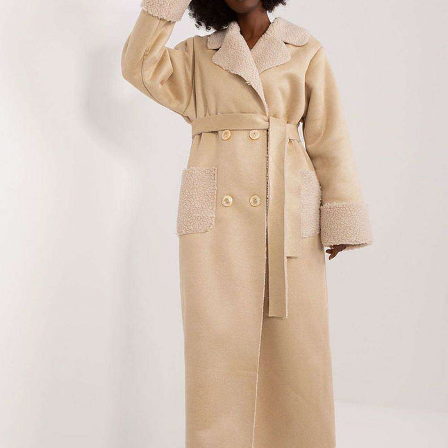 Chic Sheepskin Winter Coat for Effortless Elegance