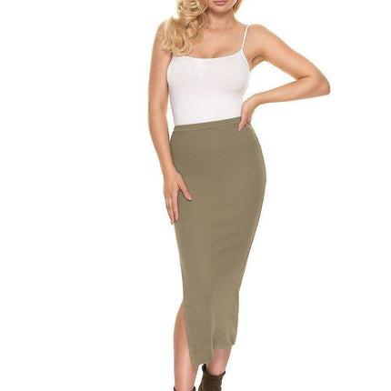 Chic Side-Slit Pencil Skirt - Très Elite