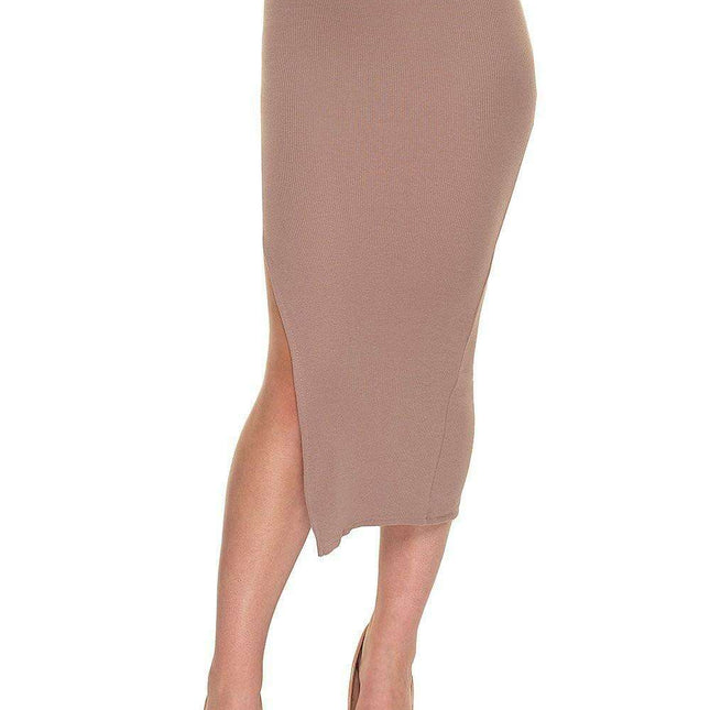 Chic Side-Slit Pencil Skirt