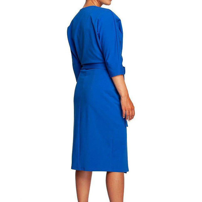 Chic Side-Tie Cotton Knit Dress