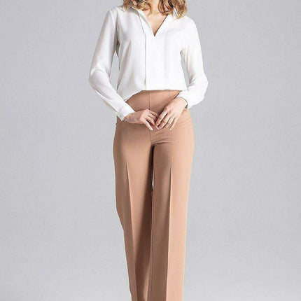 Chic Side-Zip Flared Trousers - Très Elite