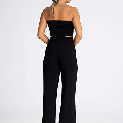 Chic Side Zip Slit Trousers for Women - Très Elite