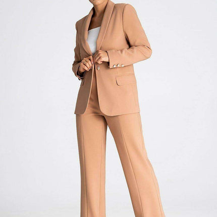 Chic Side Zip Slit Trousers for Women - Très Elite
