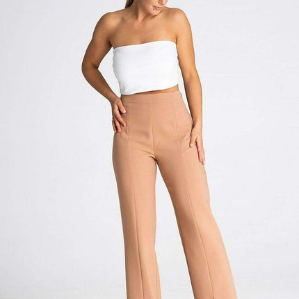 Chic Side Zip Slit Trousers for Women