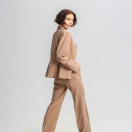 Chic Silk-Blend Women's Trousers for Effortless Elegance - Très Elite